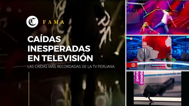 Las caídas más recordadas de los famosos de la televisión peruana