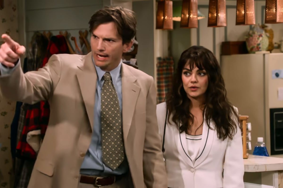 Mila Kunis y Ashton Kutcher interpretan a Jackie y Kelso en "That '90s Show" (Foto: Netflix)