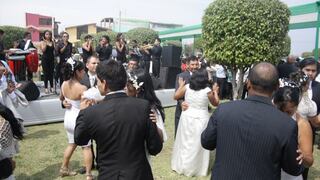 VMT: más de 150 parejas se dieron el sí en matrimonio masivo