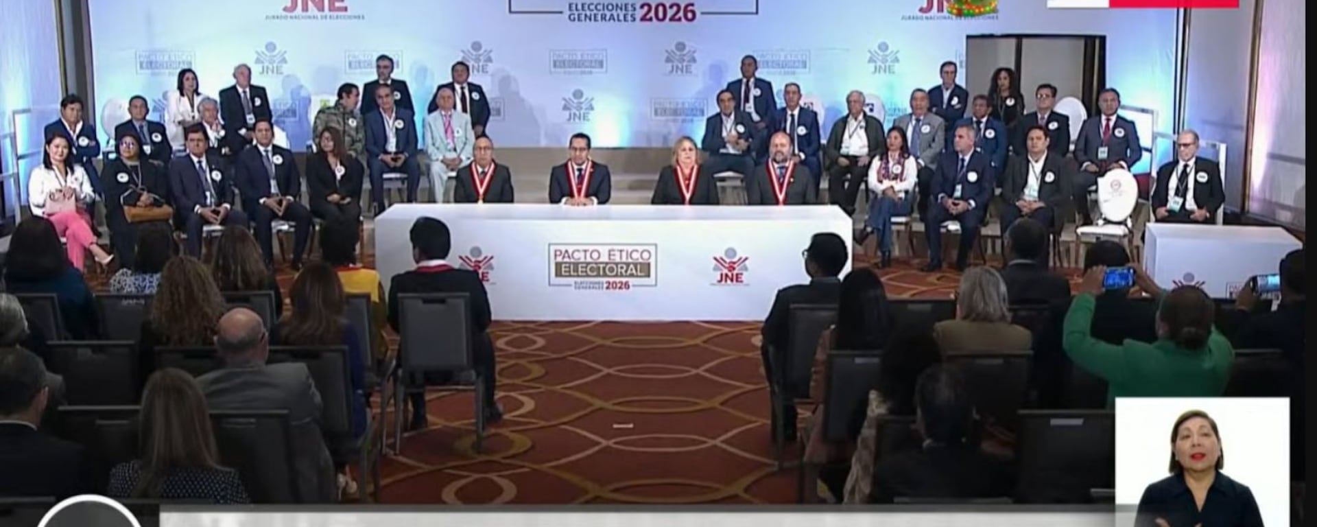 Elecciones 2026: Pacto Ético Electoral es firmado por 29 agrupaciones políticas