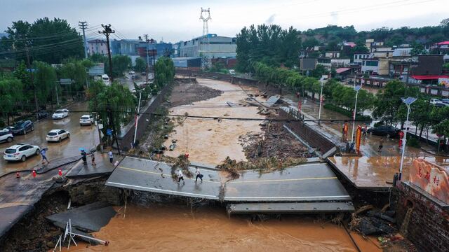 Inundaciones en China: Zhengzhou empieza a evaluar los daños causados por las históricas lluvias torrenciales