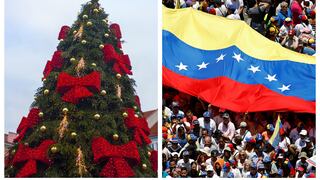Desahogados, venezolanos compran árboles de Navidad por US$100