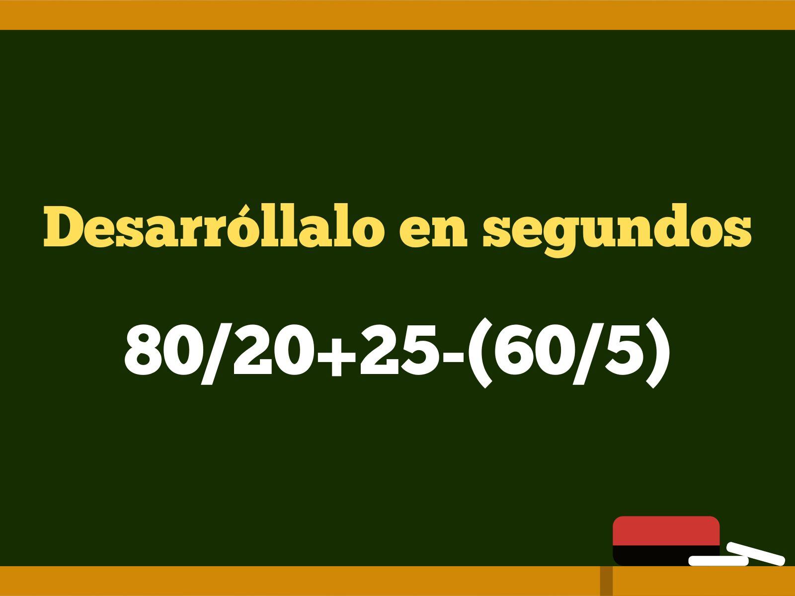 Reto matemático: Confía en tus conocimientos para resolver este problema numérico. (Creación: Mag)