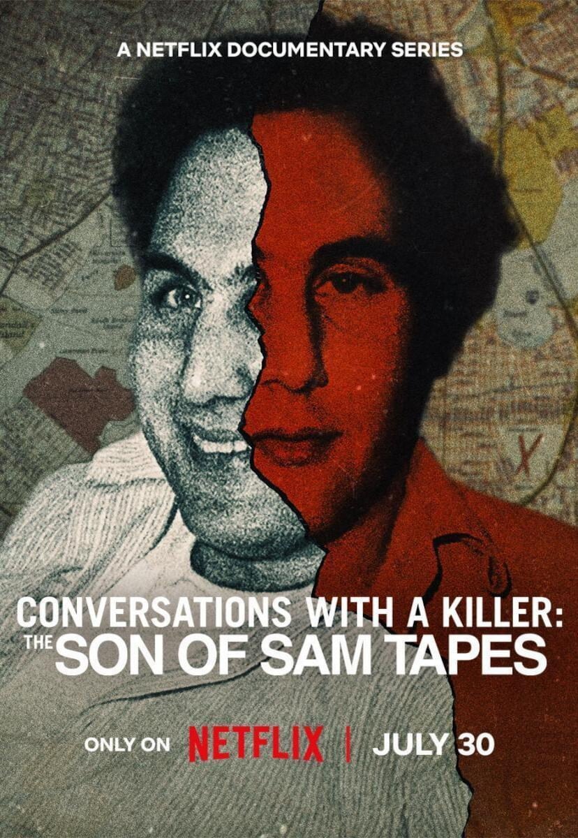 El póster de "Conversaciones con asesinos: Las cintas del Hijo de Sam", docuserie dirigida por Joe Berlinger (Foto: Netflix)