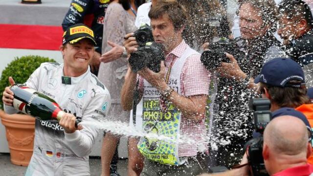 F1: Rosberg relegó a Lewis Hamilton y ganó el GP de Mónaco