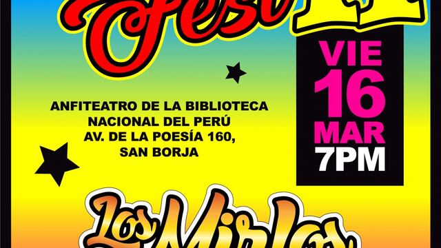 Bibliofest II: música gratis con Los Mirlos y más en San Borja