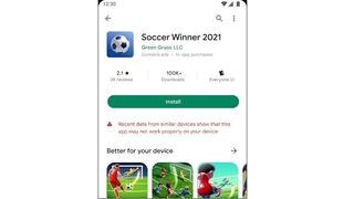 Google Play avisará cuándo una app no funciona correctamente antes de descargarla