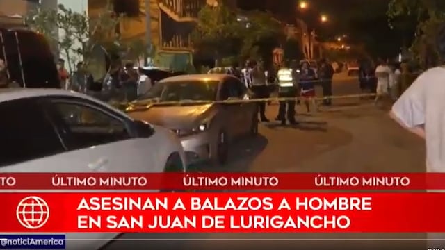 SJL: sicarios asesinan a un hombre en los exteriores de la casa del teniente alcalde | VIDEO