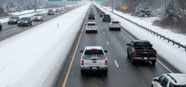 Los estados de EE.UU. más peligrosos para conducir en nevadas