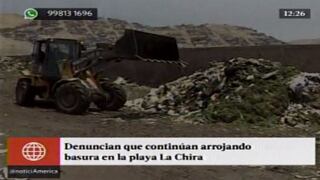 Chorrillos: basural sigue funcionando cerca de playa La Chira