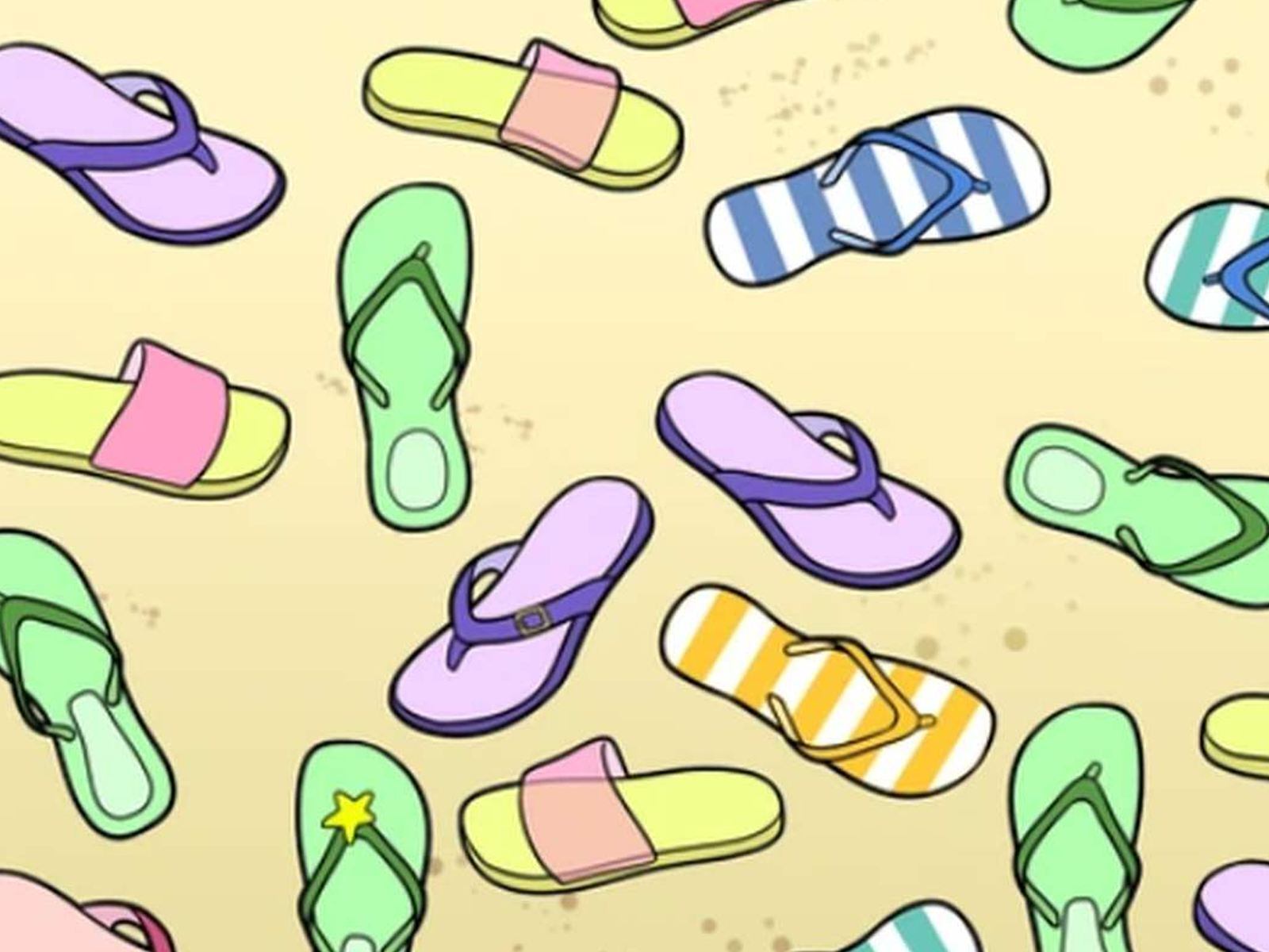 RETO VISUAL | En esta imagen hay muchas sandalias. Identifica la que no tiene par. (Foto: genial.guru)