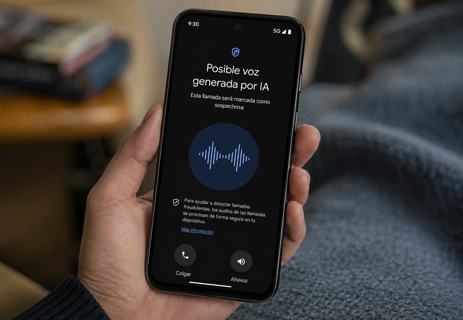 Tu celular Android ya puede alertarte si una llamada usa una voz generada por IA
