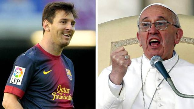 Lionel Messi invitó al papa Francisco a asistir a un partido del Barcelona
