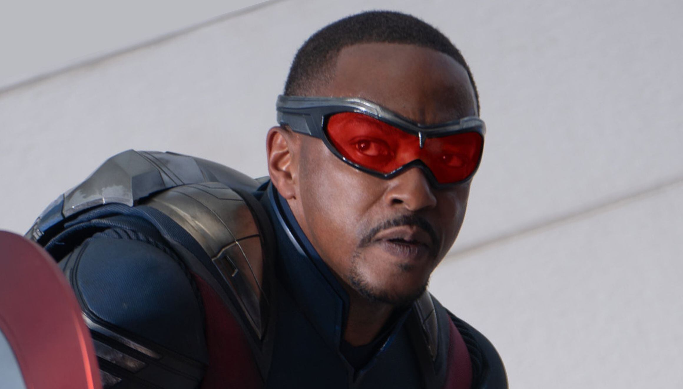 Anthony Mackie como Sam Wilson en una escena de la película "Capitán América: Un nuevo mundo" (Foto: Marvel Studios)