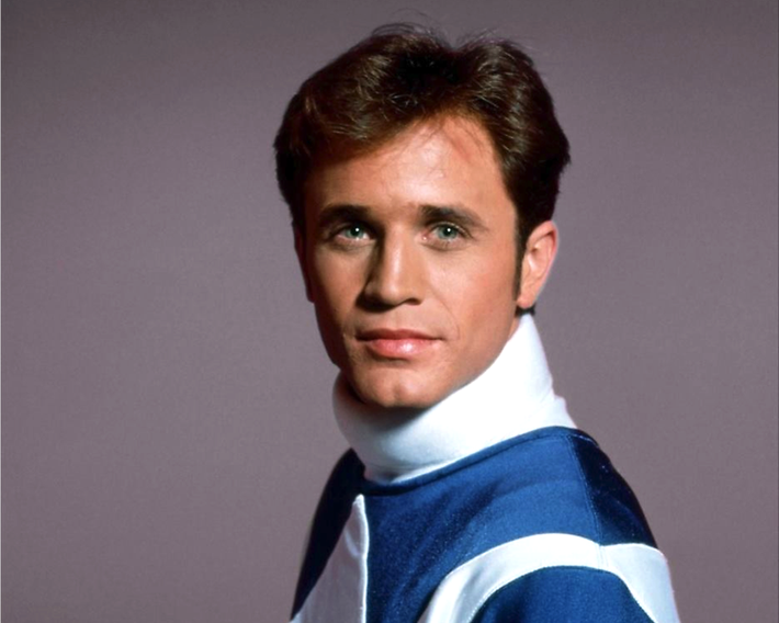David Yost como el Ranger Azul en "Mighty Morphin Power Rangers" (Foto: Saban International)