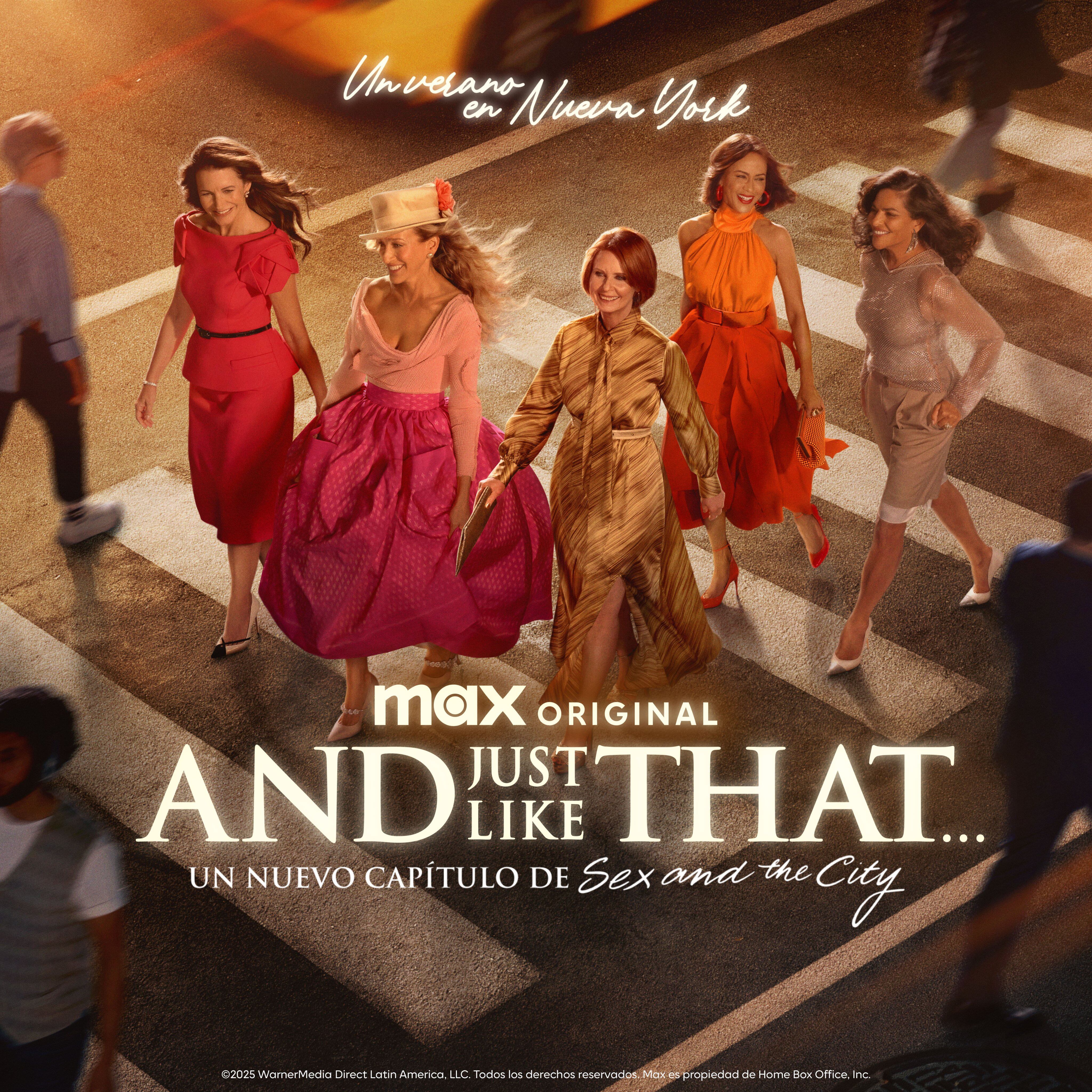 Las estrellas de “And Just Like That...” son las figuras principales de esta imagen promocional de la temporada 3 de la serie (Foto: HBO)