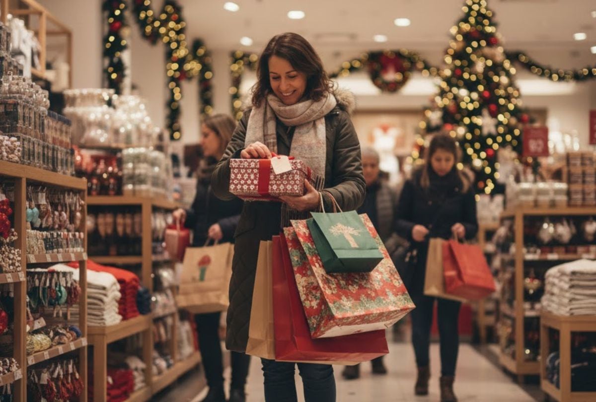 Muchos padres de familia realizan gastos excesivos para disfrutar de las fiestas navideñas. (Crédito: Imagen creada por El Comercio MAG usando la IA de 'Gemini')