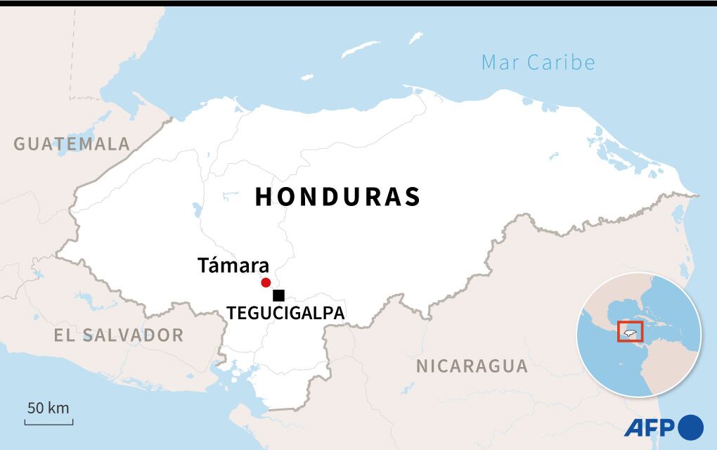 La ubicación del penal. (AFP).