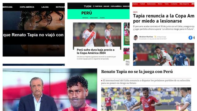Renato Tapia: así reaccionó la prensa internacional tras su polémica salida de la selección 