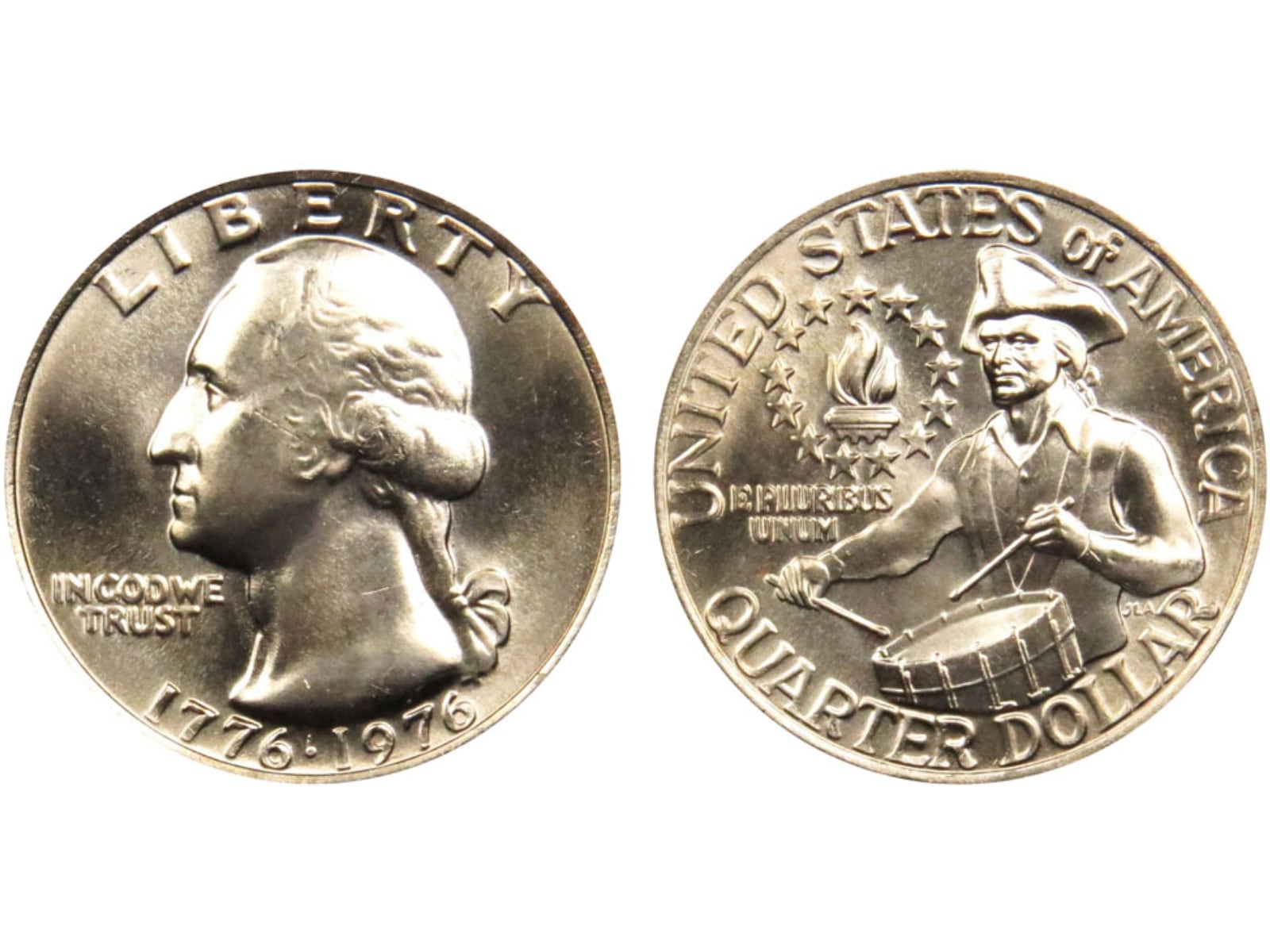 Los 25 centavos de 1976 en honor al Bicentenario son muy solicitados por los coleccionistas en Estados Unidos (Foto: Casa de la Moneda de los Estados Unidos)