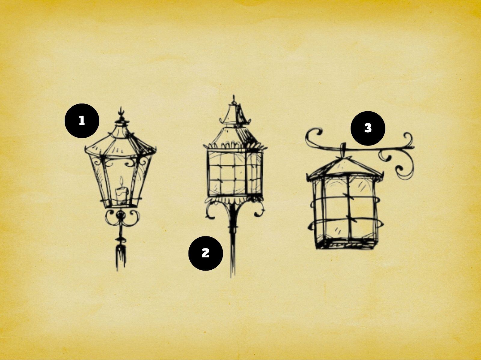 Test de personalidad: Uno de estos faroles te revelará si sueles ser dramático. (Creación: Mag / Freepik)