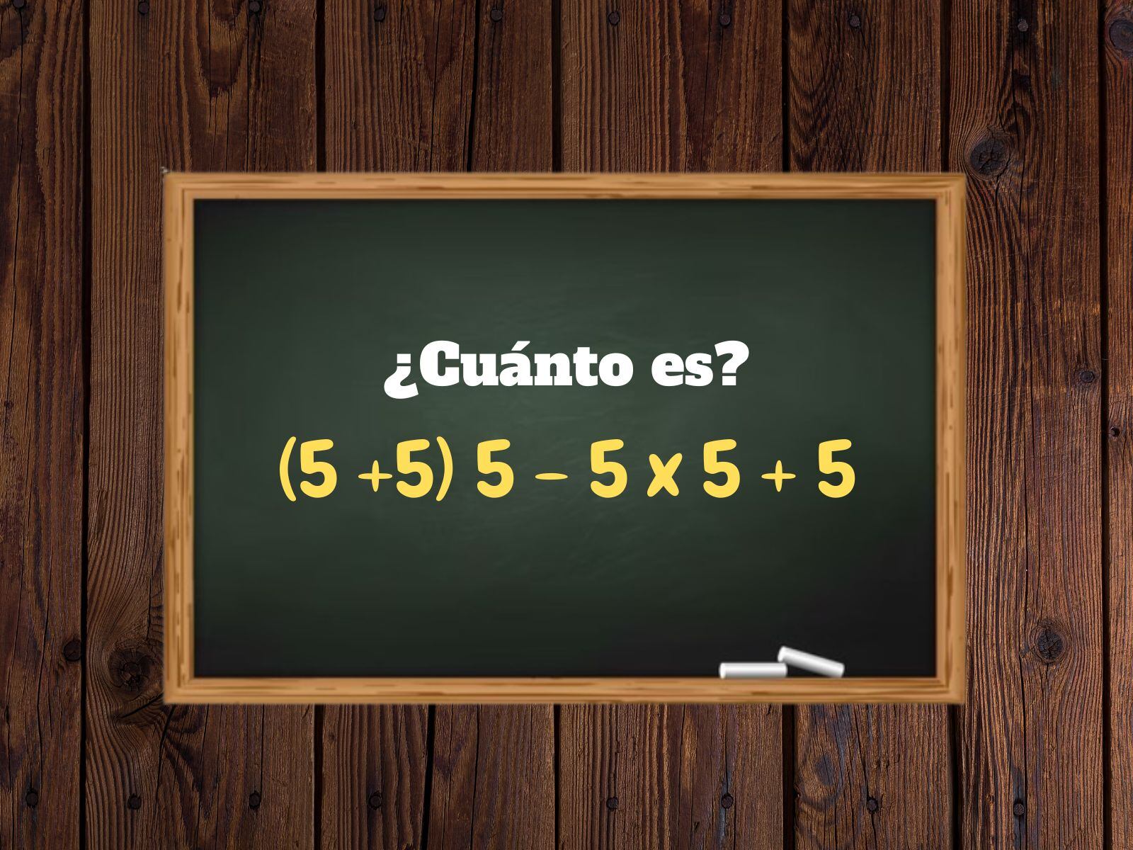 Reto matemático: Usa tu inteligencia para hallar el resultado del ejercicio. (Creación: Mag/Freepik)