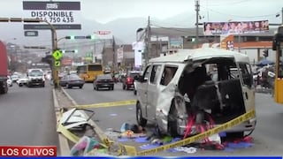 Independencia: una joven falleció por explosión de un balón de helio en el interior de minivan | VIDEO