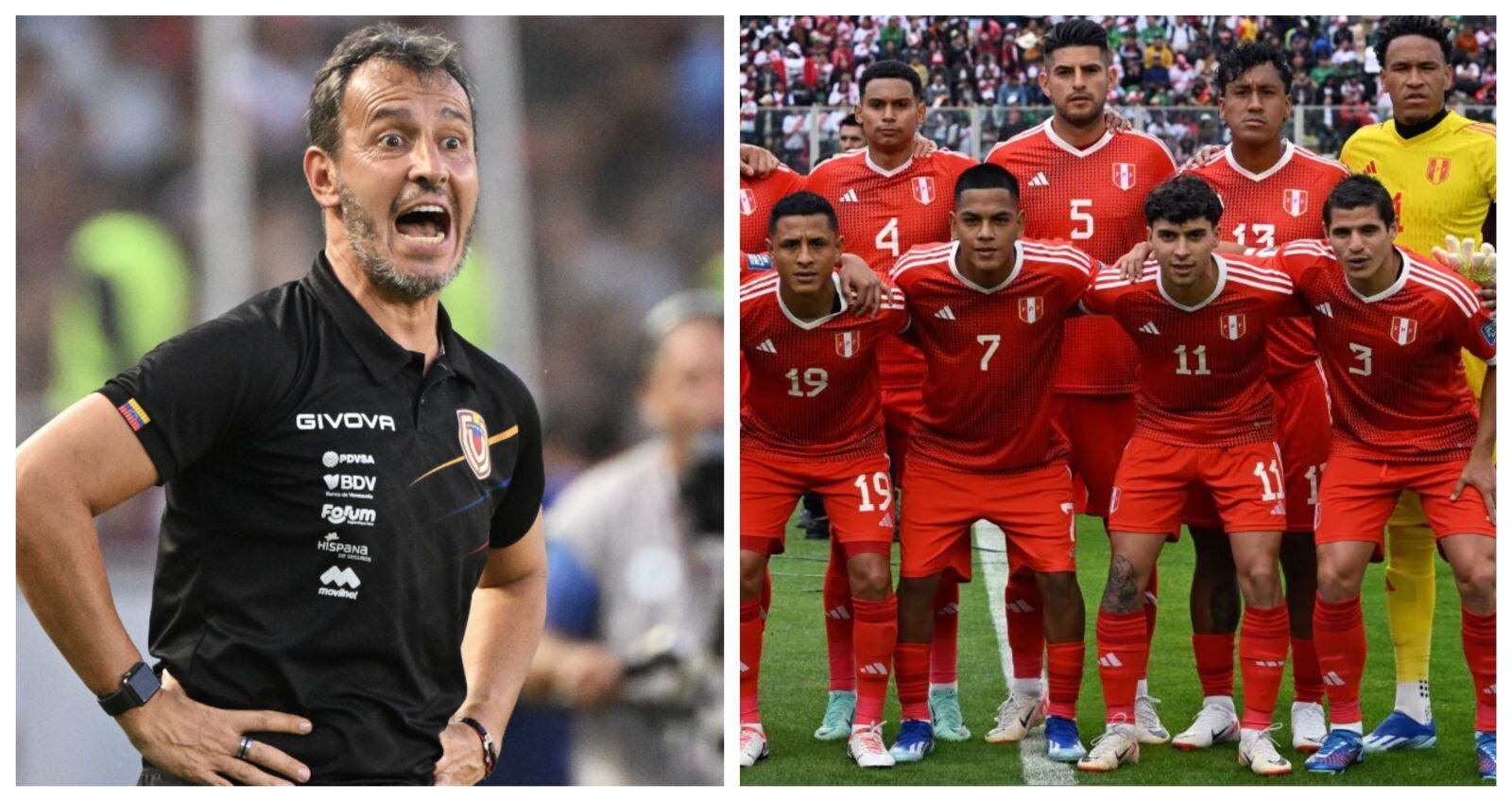 Venezuela se ubica en la cuarta posición de las Eliminatorias con 8 puntos, mientras que Perú es último con apenas 1 punto.