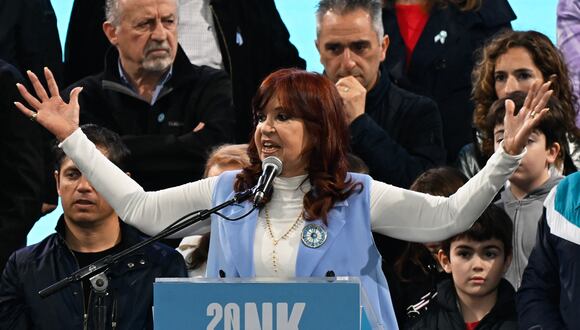 La vicepresidenta argentina, Cristina Fernández de Kirchner. (Foto de Luis ROBAYO / AFP )