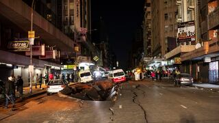 Al menos 41 heridos por explosión de conductos de gas subterráneos en Johannesburgo