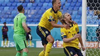 Suecia derrotó 1-0 a Eslovaquia y sueña con los octavos de final de la Eurocopa 2021