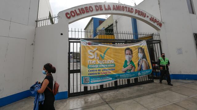 El vacunatorio del Coliseo de la Amista Perú - Japón fue reubicado, pero ahora solo atienda hasta la 1 p.m.