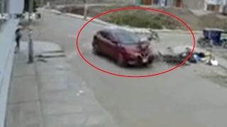 Chiclayo: chofer de 4x4 se percata de asalto y embiste a los ladrones que fugaban en una moto | VIDEO