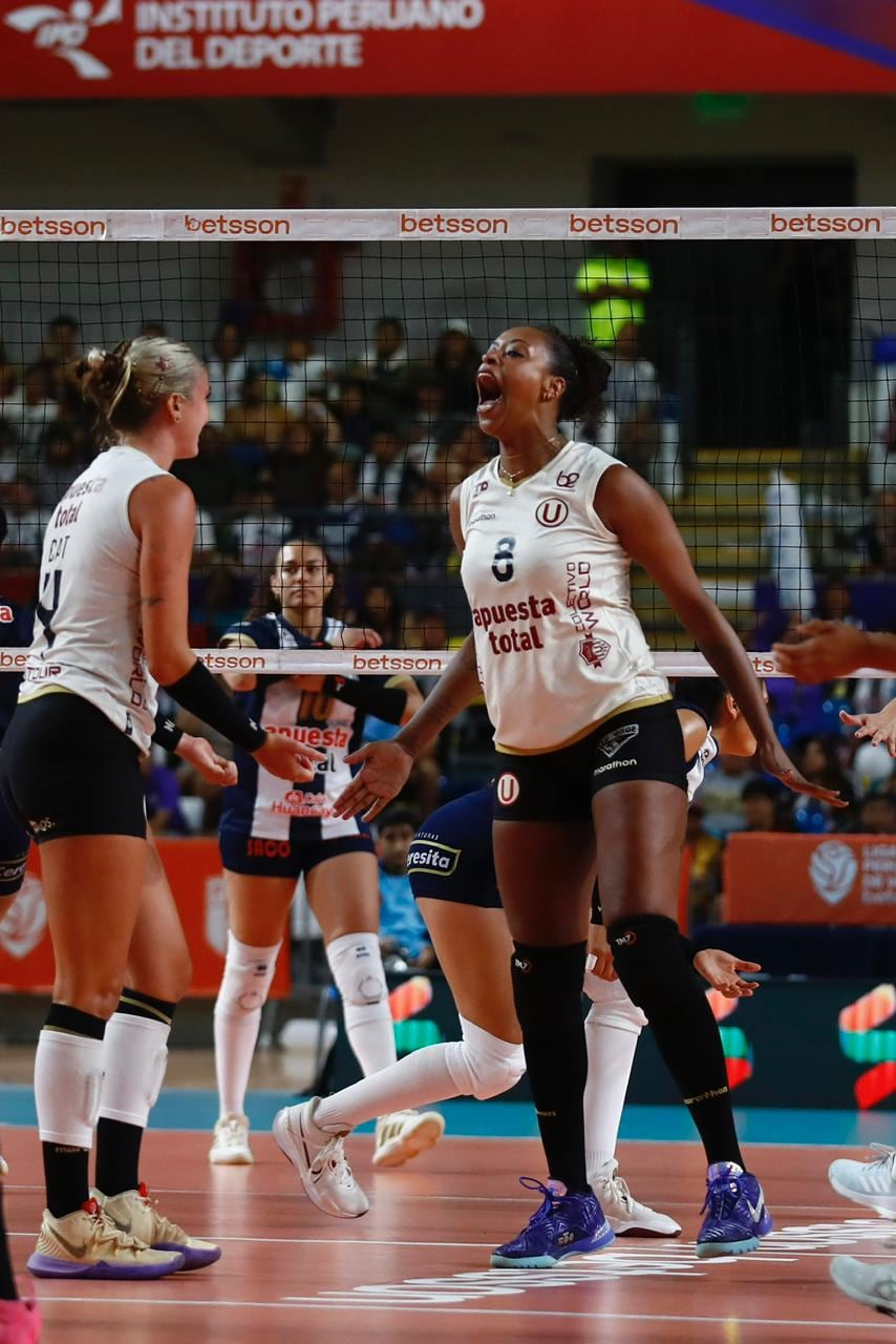 Alianza Lima venció 3-0 a Universitario en la Liga Peruana de Vóley. (Foto: Fernando Sangama - GEC)