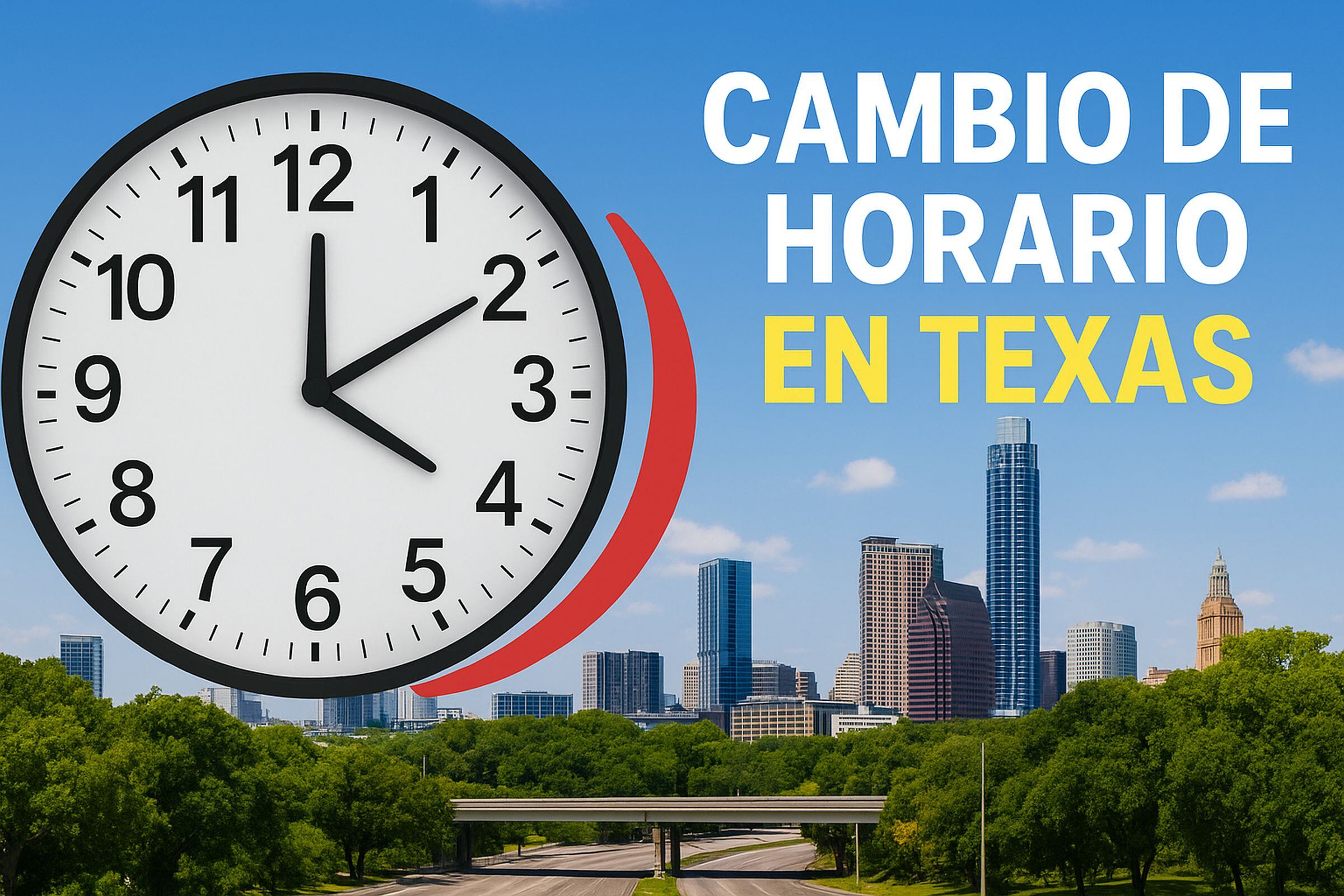 En Texas, el domingo 2 de noviembre de 2025 se atrasará una hora el reloj para iniciar el horario estándar. (Foto generada por MAG El Comercio con IA de Open AI)