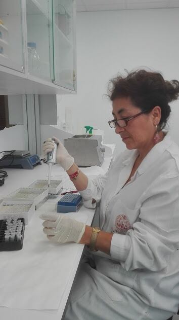 María Elena Muñoz, durante su paso por la Universidad de Salamanca.