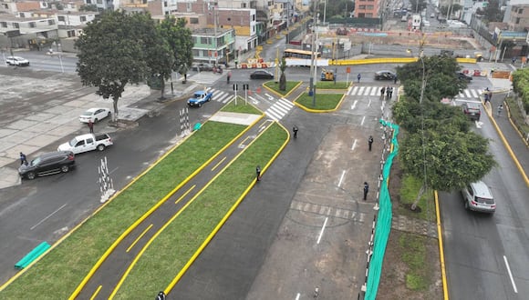 Reabren un tramo de la Av. Óscar R. Benavides cerrado por obras de la Línea 2 del Metro de Lima. (Foto: Municipalidad del Callao)