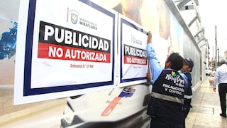 Publicidad informal en Miraflores será sancionada con hasta 100 UIT’s: dónde están ubicados los 38 avisos detectados por la municipalidad