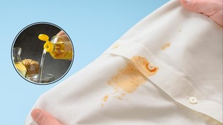 El truco para eliminar las manchas de aceite en la ropa