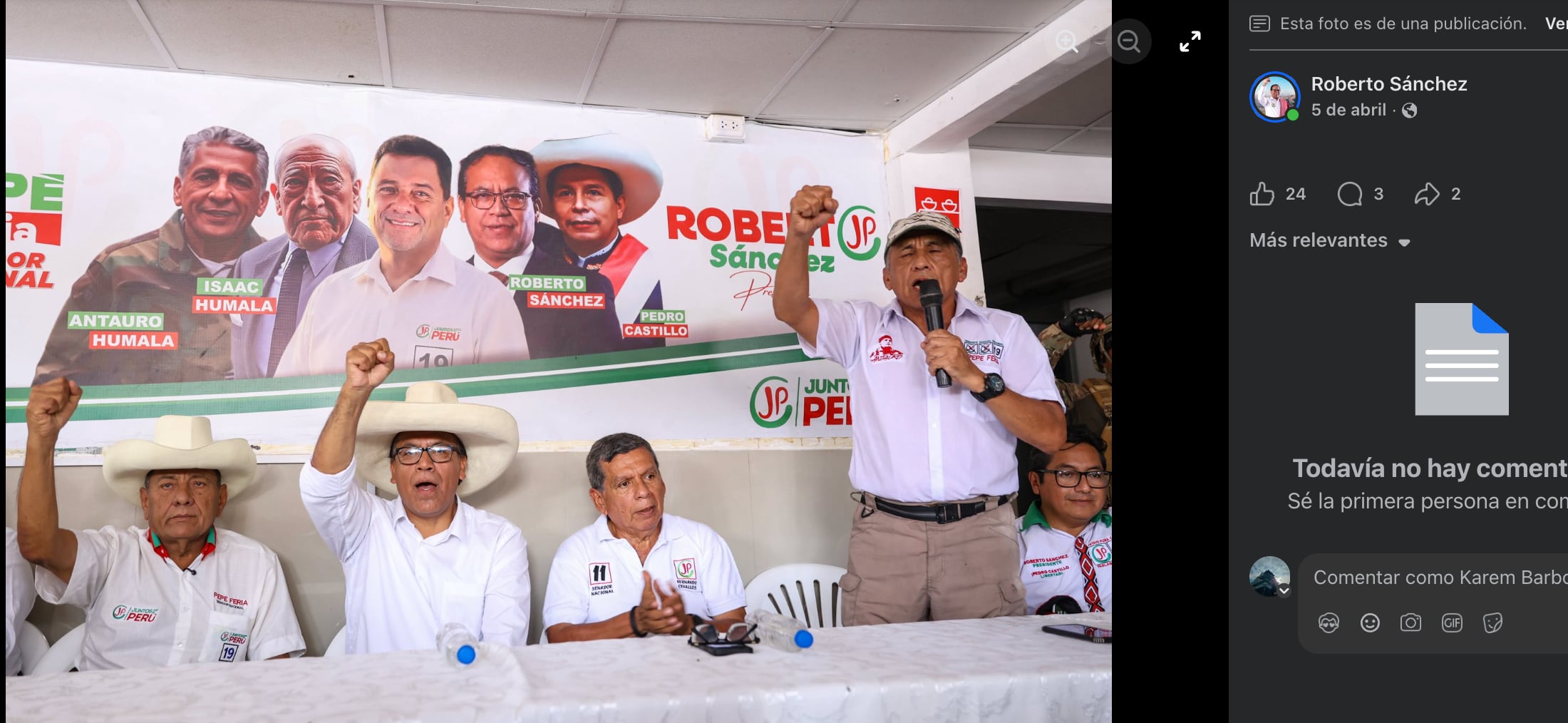 ROBERTO SÁNCHEZ Y ANTAURO HUMALA