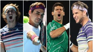 Australian Open 2020 EN VIVO: día, hora y canal de las semifinales del Grand Slam con Federer, Djokovic, Zverev y Thiem 