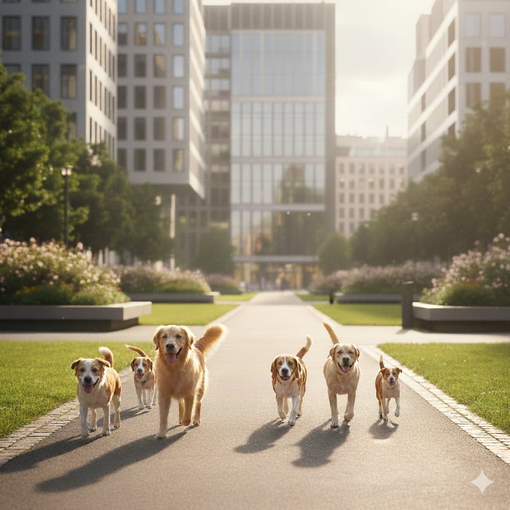 En Europa, las nuevas normas buscan garantizar que cada perro y gato viva en condiciones de bienestar, trazabilidad y protección, sin importar el país donde nazcan o sean adoptados. ( Imagen generada con IA)