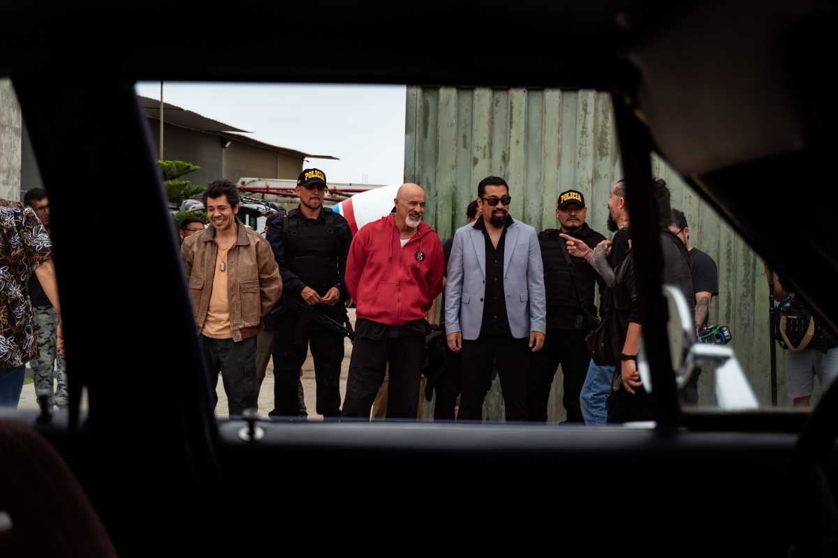 Detrás de cámaras del teaser de "La gran sangre".