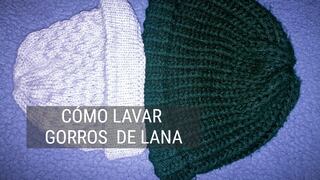 La guía para lavar tus gorros de lana