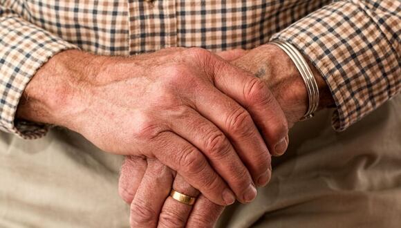 Las manos de una persona mayor. (Foto referencial de Steve Buissinne / Pixabay)