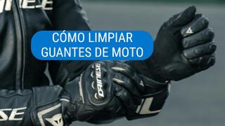 La guía para limpiar tus guantes de moto