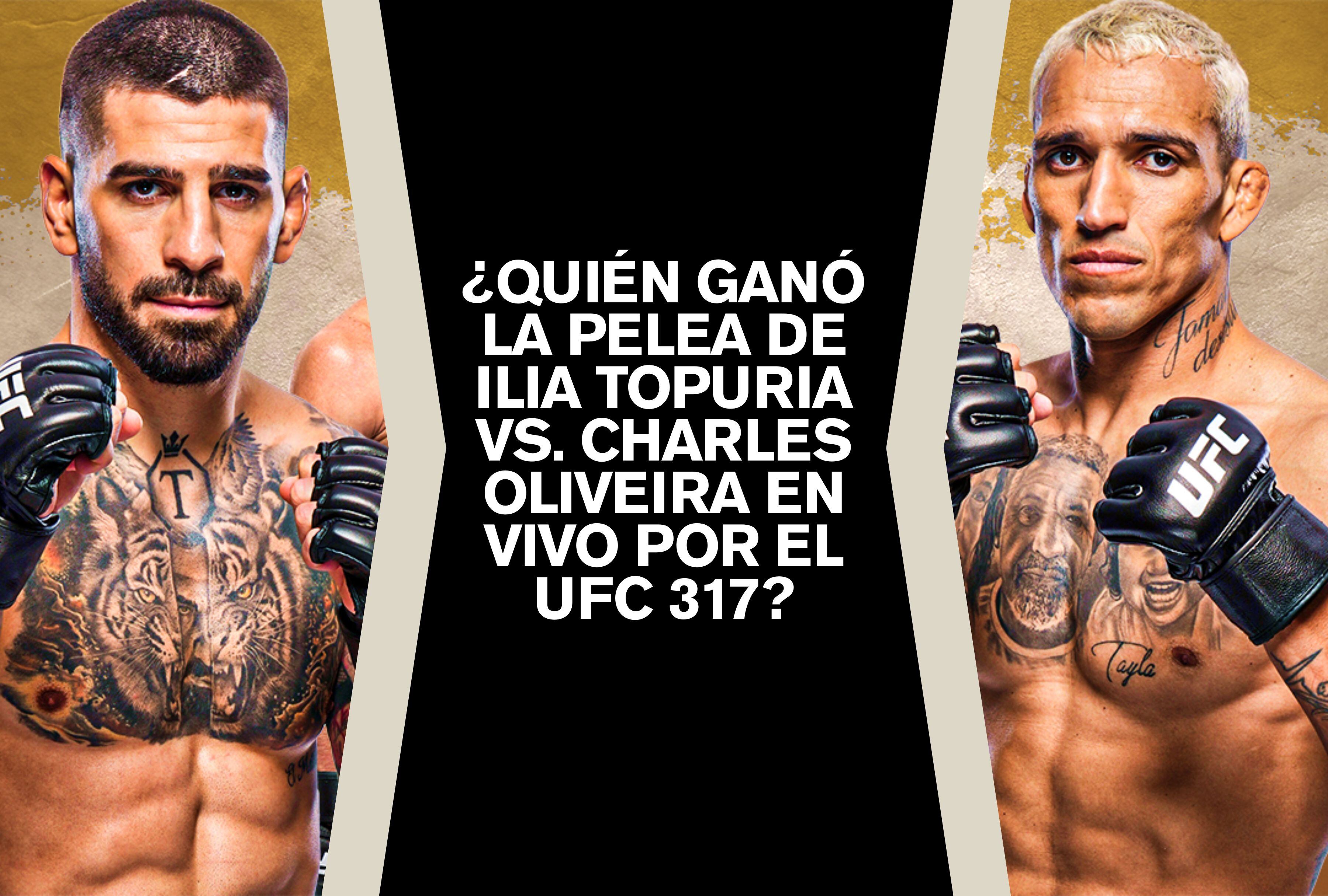 Ilia Topuria vs. Charles Oliveira en UFC 317: así se vivió el instante decisivo que definió al ganador del combate estelar en una noche electrizante de MMA. | Crédito: @espnmma en X / Composición Depor