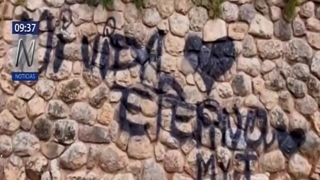 Qhapaq Ñan: realizan pintas a muro arqueológico del camino inca en Cusco