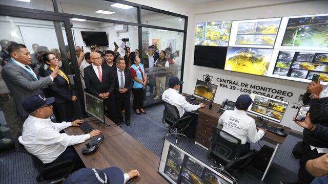 Ancón inaugura central de videovigilancia con reconocimiento facial y de placas