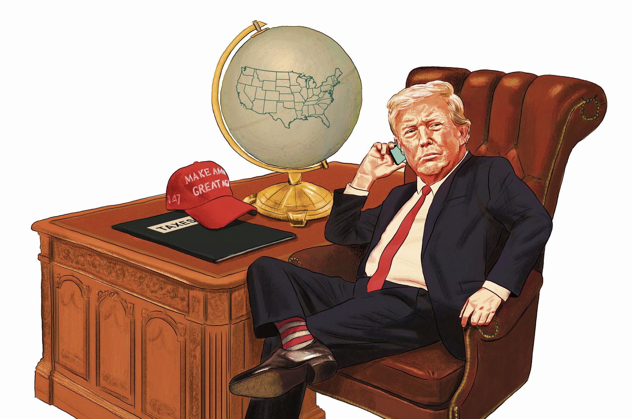 (Ilustración: Francisco Olea, "El Mercurio" de Chile / GDA)